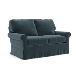 2 Seater Sofa - Night Sky - Matt Velvet - Dawson - The Cotswold Company - thumbnail 1