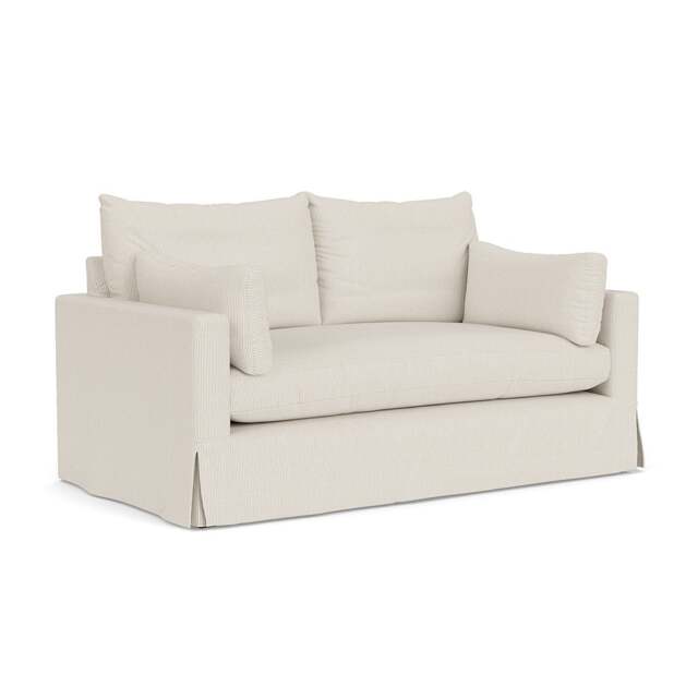 Large 2 Seater Sofa - Natural - Broadway Stripe - Ashton - The Cotswold Company - image 1