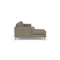 Jackson Chaise Large Left Hand - Mid Grey - House Linen Mix - The Cotswold Company - thumbnail 3