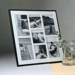 Fine Black Metal 7 Aperture Photo Frame - Home Accessories - The Cotswold Company - thumbnail 2