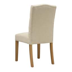 Holly Dining Chair - Natural Linen - The Cotswold Company - thumbnail 6