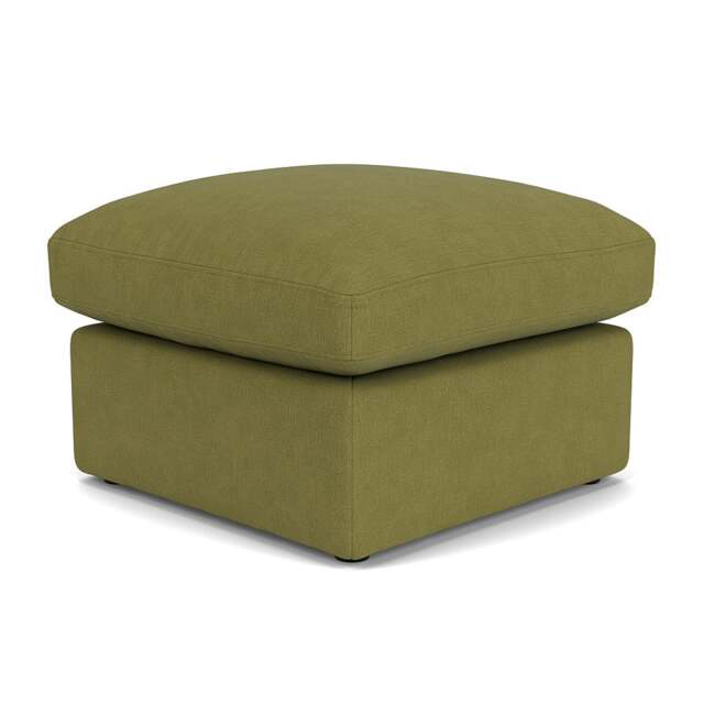 Foot Stool - Apple - House Linen Mix - Clarke Small - The Cotswold Company - image 1