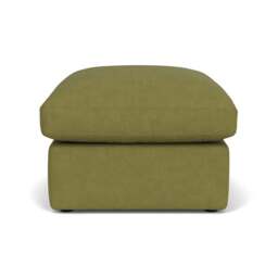 Foot Stool - Apple - House Linen Mix - Clarke Small - The Cotswold Company - thumbnail 2