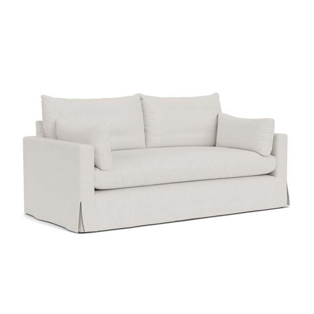 3 Seater Sofa - Grey - Broadway Stripe - Ashton - The Cotswold Company - image 1