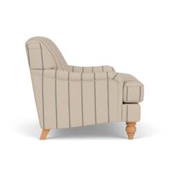 Love Seat - Charcoal - Compton Stripe - Ashbee - The Cotswold Company - thumbnail 3