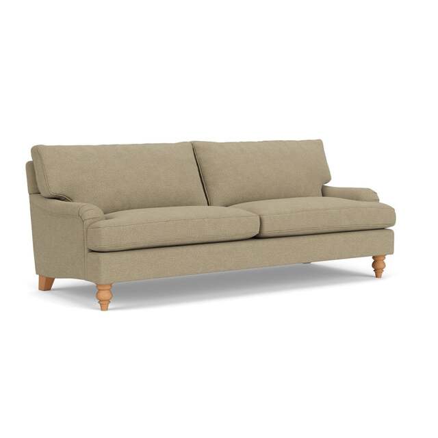 4 Seater Sofa - Green Marl - House Weave - Morris - The Cotswold Company - image 1
