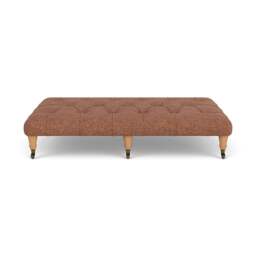 Foot Stool - Brick Marl - Aquaclean Oxford - Amelia Large - The Cotswold Company - thumbnail 2