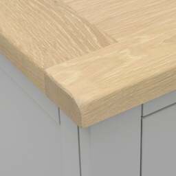3 Drawer Bedside Table - Chester Dove Grey - The Cotswold Company - thumbnail 6