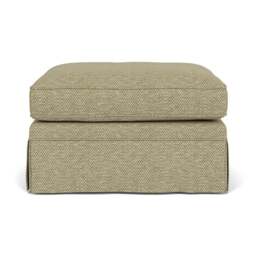 Foot Stool - Apple - Herringbone Weave - Dawson Small - The Cotswold Company - thumbnail 2