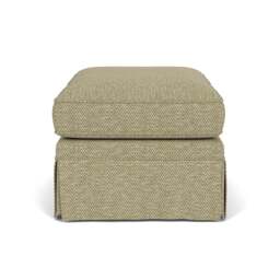 Foot Stool - Apple - Herringbone Weave - Dawson Small - The Cotswold Company - thumbnail 3