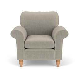 Armchair - Natural - Eco Chenille - Hurley - The Cotswold Company - thumbnail 2