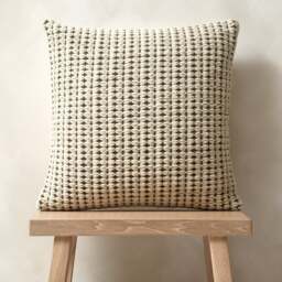 Textured Cotton Weave Cushion Fir - Home Accessories - The Cotswold Company - thumbnail 2