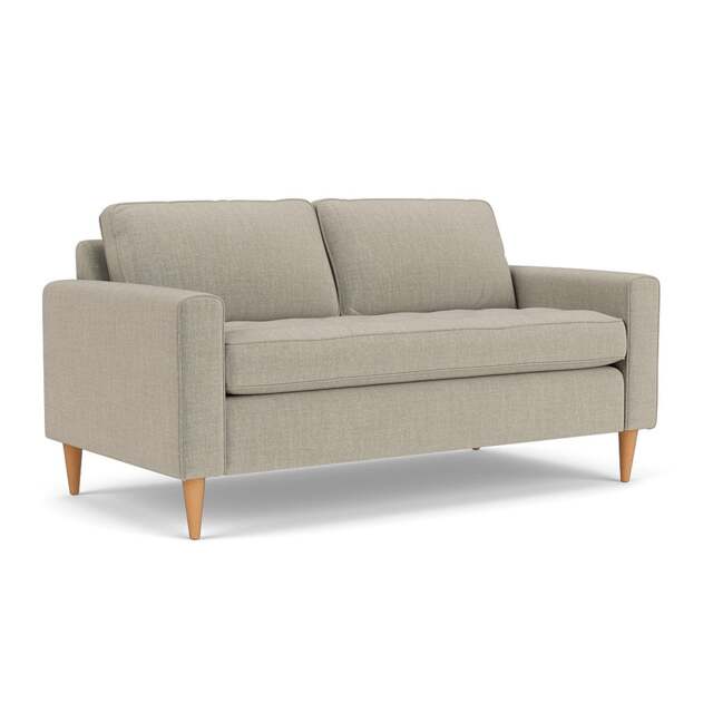 Large 2 Seater Sofa - Natural - Eco Chenille - Saxon - The Cotswold Company - image 1