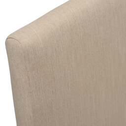Sand Linen King Size Upholstered Bed - Cecily - The Cotswold Company - thumbnail 6