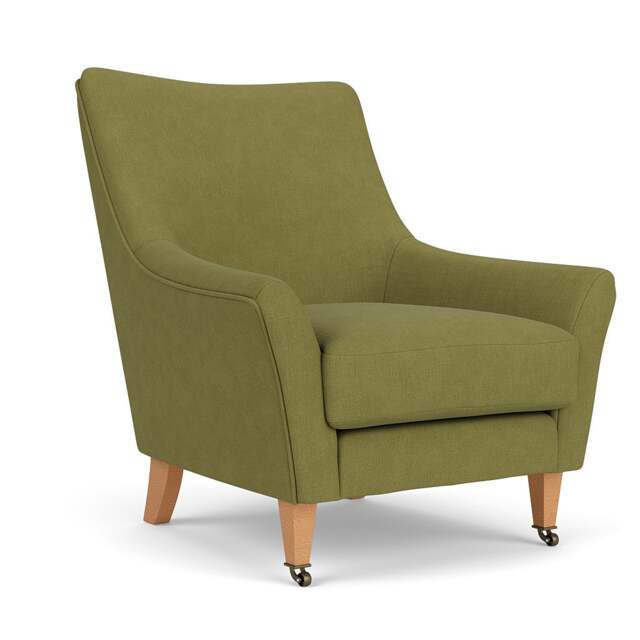 Martha Armchair - Apple - House Linen Mix - The Cotswold Company - image 1