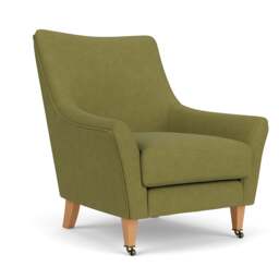Martha Armchair - Apple - House Linen Mix - The Cotswold Company