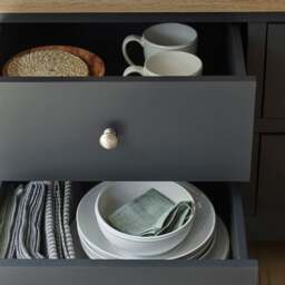 Double Larder - Chester Charcoal - The Cotswold Company - thumbnail 5