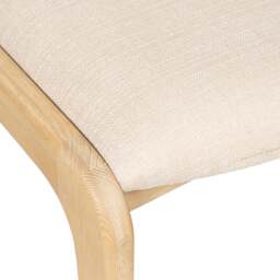 Cranham Nordic Ash Upholstered Dining Chair - The Cotswold Company - thumbnail 5