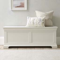 Wide Blanket Box - Chantilly Warm White - The Cotswold Company
