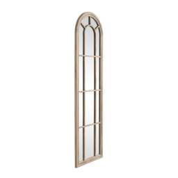 Tall Arched Window Mirror - Swerford Washed Wood - The Cotswold Company - thumbnail 2