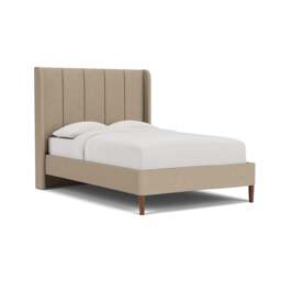 Double Classic Bedstead - Natural - House Linen Mix - Parker - The Cotswold Company