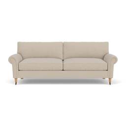 4 Seater Sofa - Natural - Rustic Weave - Osbourne - The Cotswold Company - thumbnail 2