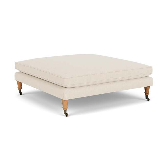 Foot Stool - Cream - House Weave - Taylor Small - The Cotswold Company - image 1