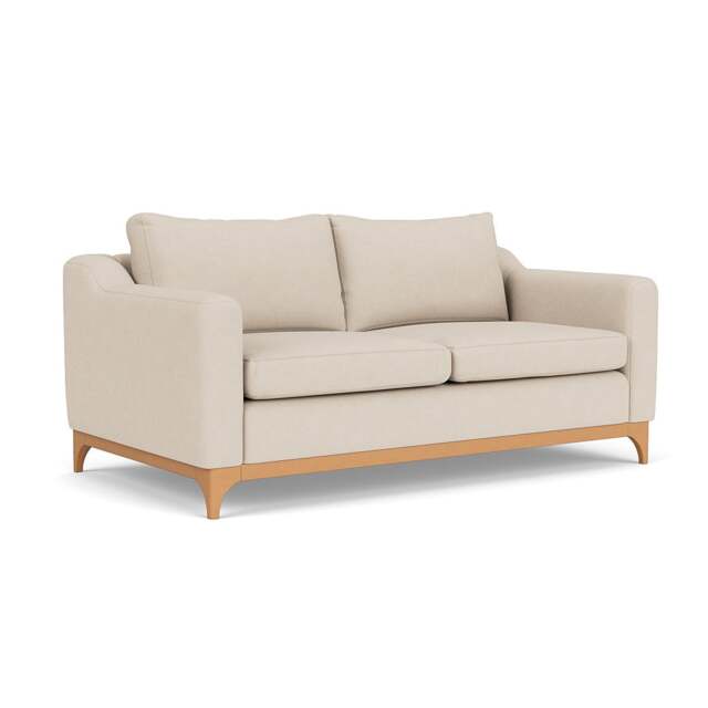 3 Seater Sofa - Lily White - House Linen Mix - Watson - The Cotswold Company - image 1