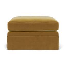 Foot Stool - Mustard - Matt Velvet - Dawson Small - The Cotswold Company - thumbnail 2
