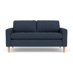 Saxon Large 2 Seater - Indigo - Luxury Italian Linen - The Cotswold Company - thumbnail 2