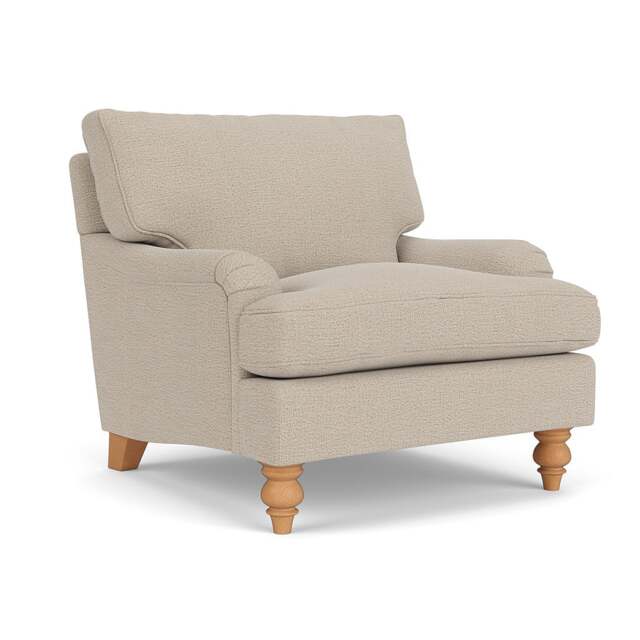 Armchair - Natural - Rustic Weave - Morris - The Cotswold Company - image 1