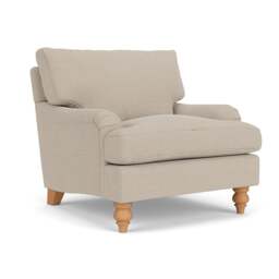 Armchair - Natural - Rustic Weave - Morris - The Cotswold Company