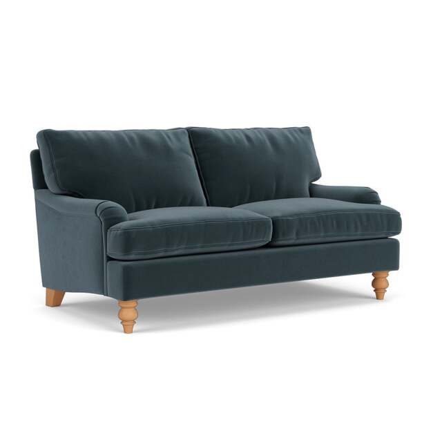 Large 2 Seater Sofa - Night Sky - Matt Velvet - Morris - The Cotswold Company - image 1