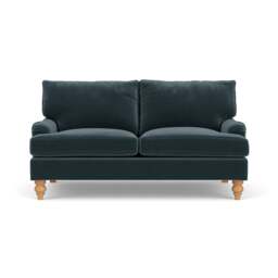 Large 2 Seater Sofa - Night Sky - Matt Velvet - Morris - The Cotswold Company - thumbnail 2