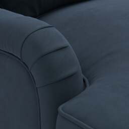 Large 2 Seater Sofa - Night Sky - Matt Velvet - Morris - The Cotswold Company - thumbnail 5