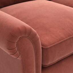 Osbourne Large 2 Seater - Brick - Matt Velvet - The Cotswold Company - thumbnail 4
