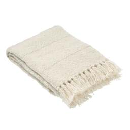 Textured Hand Woven Throw Ivory - Home Accessories - The Cotswold Company - thumbnail 4