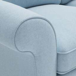 2 Seater Sofa - Sky blue - House linen mix - Hurley - The Cotswold Company - thumbnail 4