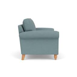 2 Seater Sofa - Sky blue - House linen mix - Hurley - The Cotswold Company - thumbnail 3