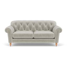 Large 2 Seater Sofa - Grey Mist - Eco Chenille - Chapman - The Cotswold Company - thumbnail 2