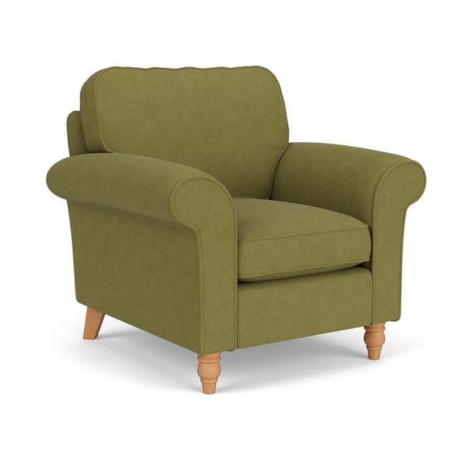 Hurley Armchair - Apple - House Linen Mix - The Cotswold Company - image 1