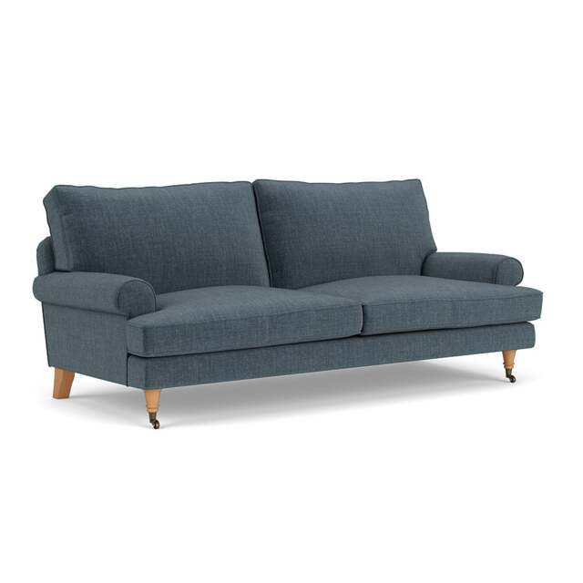 3 Seater Sofa - Teal - Eco Chenille - Stewart - The Cotswold Company - image 1