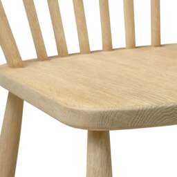 Berkeley Nordic Oak Dining Chair - The Cotswold Company - thumbnail 7