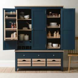 Triple Larder - Chester Midnight Blue - The Cotswold Company - thumbnail 1
