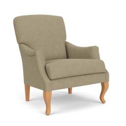 Armchair - Green Marl - House Weave - Elsie - The Cotswold Company