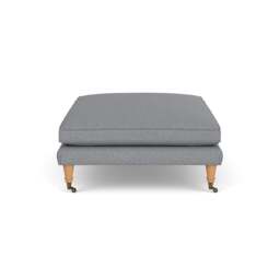Foot Stool - Blue Marl - House Weave - Taylor - The Cotswold Company - thumbnail 3