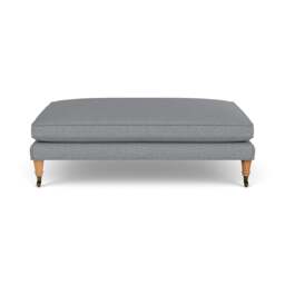 Foot Stool - Blue Marl - House Weave - Taylor - The Cotswold Company - thumbnail 2