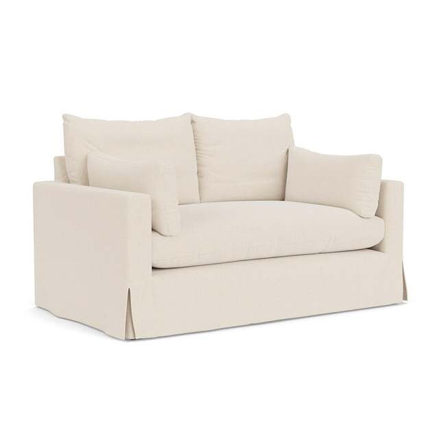 2 Seater Sofa - Cream - House Weave - Ashton - The Cotswold Company - image 1