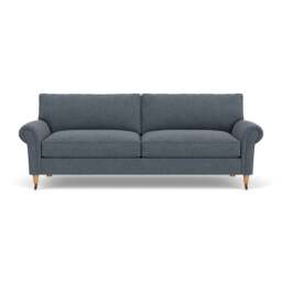 4 Seater Sofa - Indigo - Rustic Weave - Osbourne - The Cotswold Company - thumbnail 2