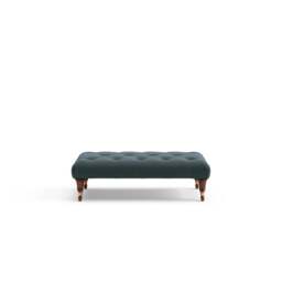 Foot Stool - Lake - Matt Velvet - Amelia Small - The Cotswold Company - thumbnail 7